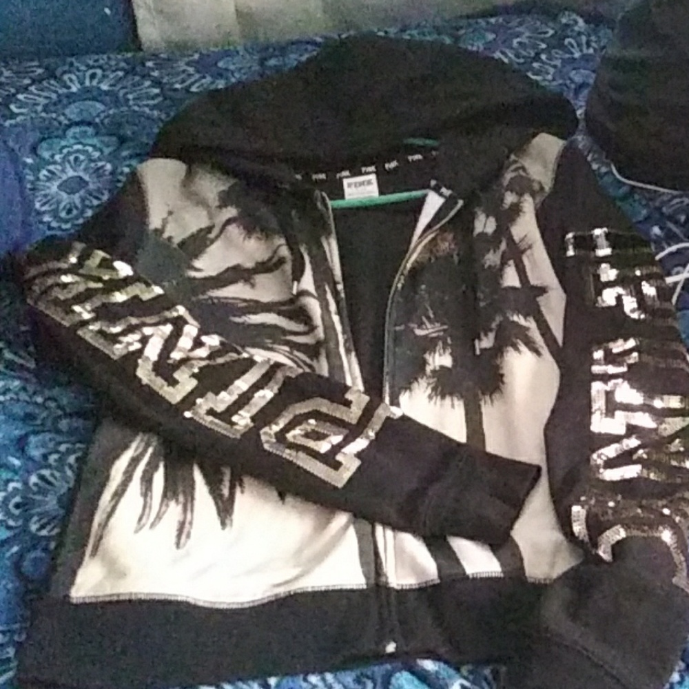Rare bling pink palm tree outfit